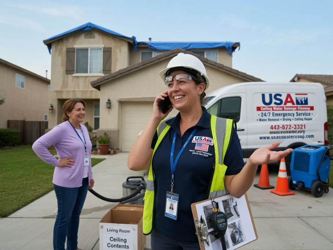 Ceiling Water Damage Restoration Hubbell, MI FAQs